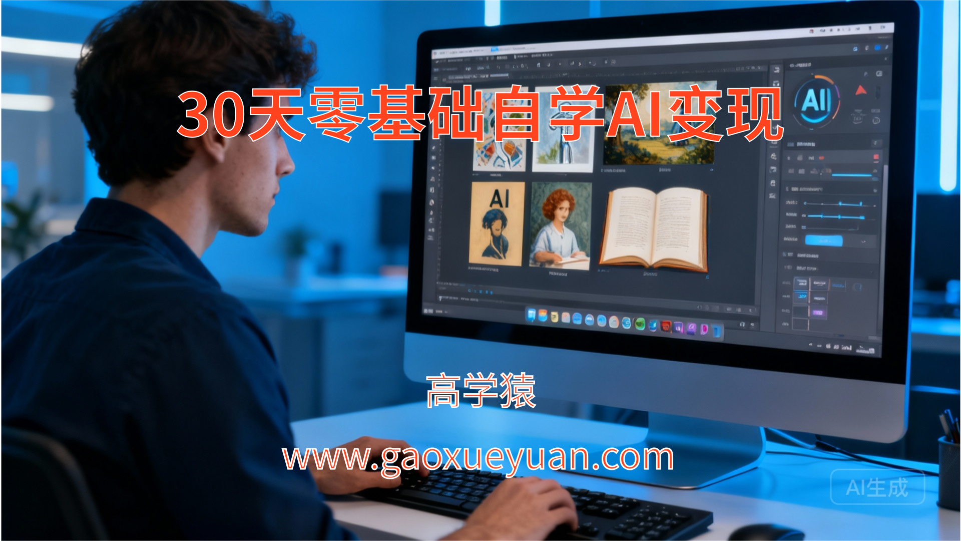 高学猿揭秘：30天无背景自学AI，零基础也能轻松变现！