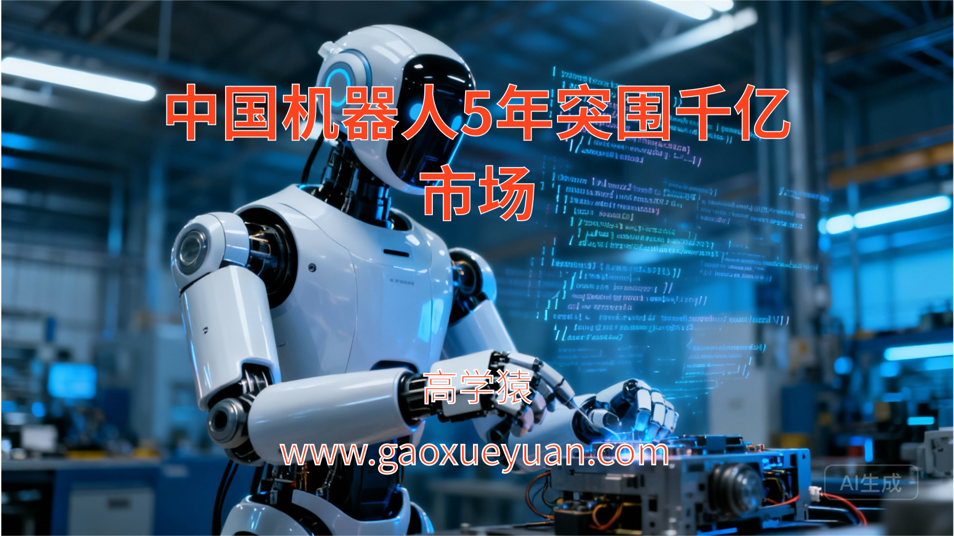 高学猿揭秘：中国机器人5年狂飙千亿市场，算法突围颠覆全球格局