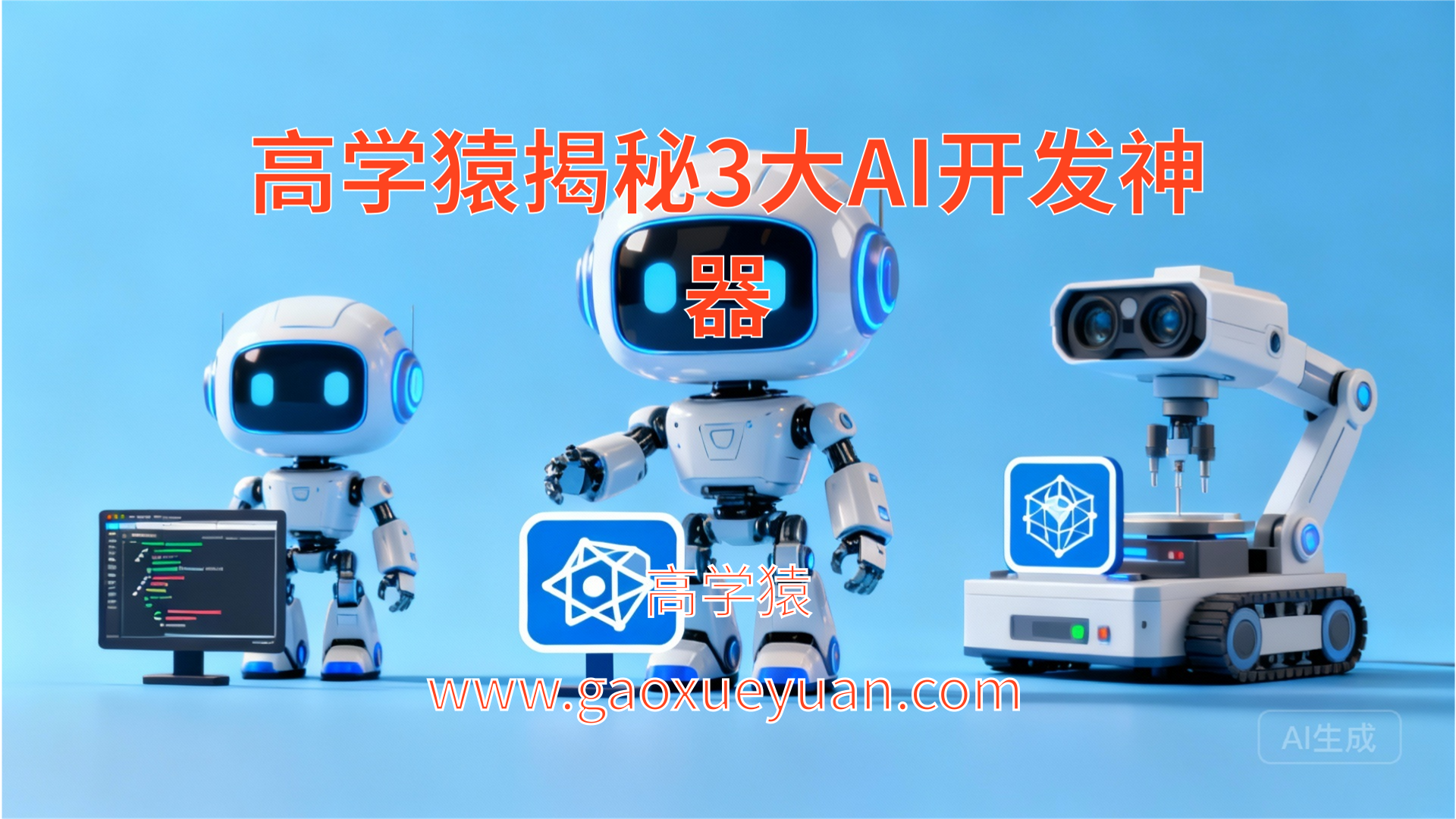 高学猿揭秘：3大AI开发神器对比，零基础也能玩转智能机器人！