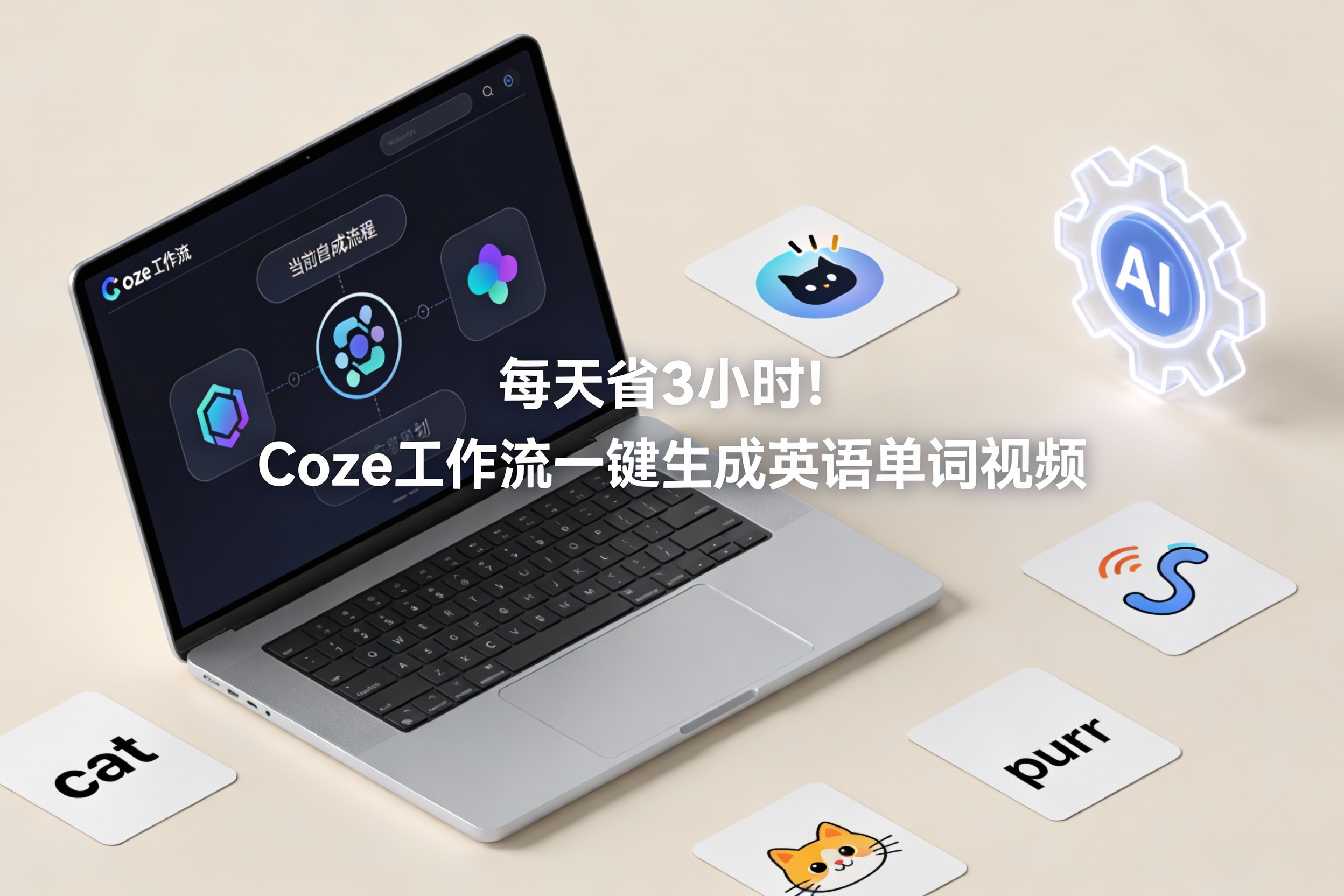 每天省3小时！这款Coze工作流让英语教师和内容创作者彻底告别素材制作苦海–高学猿